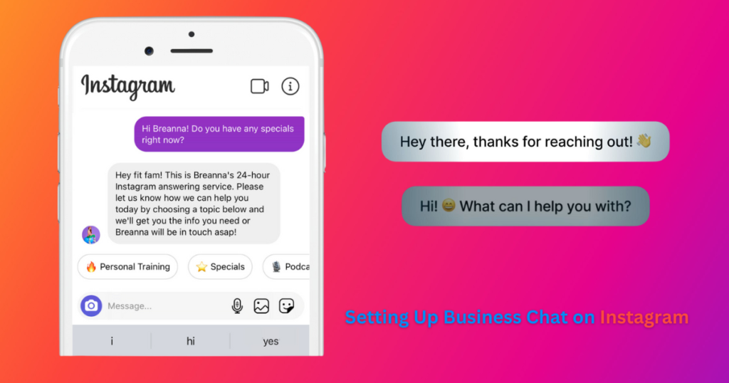 Setting Up Business Chat on Instagram