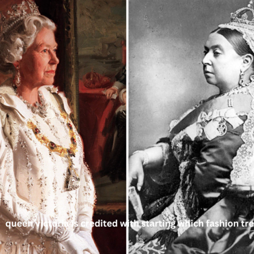 Queen Victoria is credited with starting which fashion trend in fashion history?